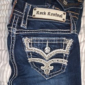 Rock Revival skinny jeans.